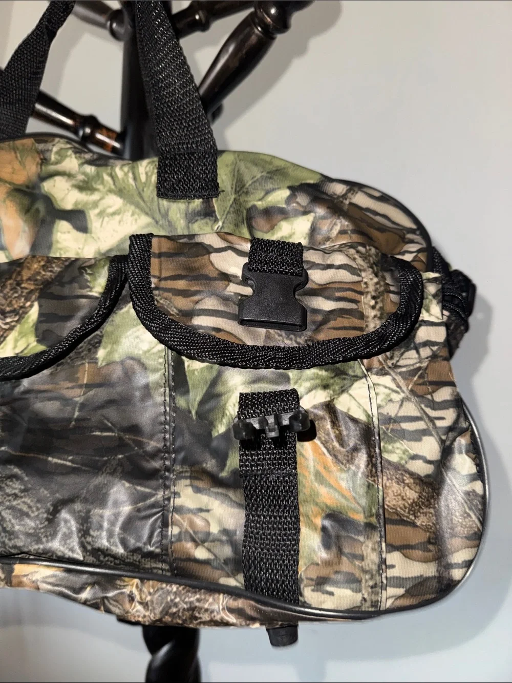 Mossy Oak Camouflage Duffel Bag - Green, Brown, Black 42.T